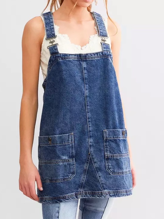 Free People Dresses & Skirts - Free People Overall Smock Mini Shortalls
